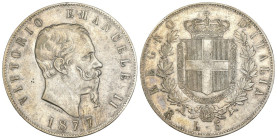 Vittorio Emanuele II (1861-1878) - 5 Lire 1877 - Zecca di Roma - Ag - Gig. 53

mBB

SPEDIZIONE SOLO IN ITALIA - SHIPPING ONLY IN ITALY