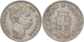 Umberto I (1878-1900) - 1 Lira 1899 - zecca di Roma - NC - Ag - Gig. 40 - principio di patina

BB

SPEDIZIONE SOLO IN ITALIA - SHIPPING ONLY IN IT...