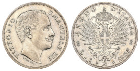 Regno d'Italia - Vittorio Emanuele III (1900-1943) - 1 Lira "Aquila Sabauda" 1905 - Gig.129 - RR MOLTO RARA - Ag

SPL

SPEDIZIONE SOLO IN ITALIA -...