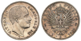 Regno d'Italia - Vittorio Emanuele III (1900-1943) - 1 Lira "Aquila Sabauda" 1907 - Gig.131 - Patina - Ag

SPL+

SPEDIZIONE SOLO IN ITALIA - SHIPP...