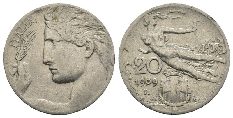 Regno d'Italia - Vittorio Emanuele III (1900-1943) - 20 Centesimi "Libertà Libra...