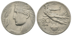 Regno d'Italia - Vittorio Emanuele III (1900-1943) - 20 Centesimi "Libertà Librata" 1913 - Gig.198 - Ni

BB+

SPEDIZIONE SOLO IN ITALIA - SHIPPING...
