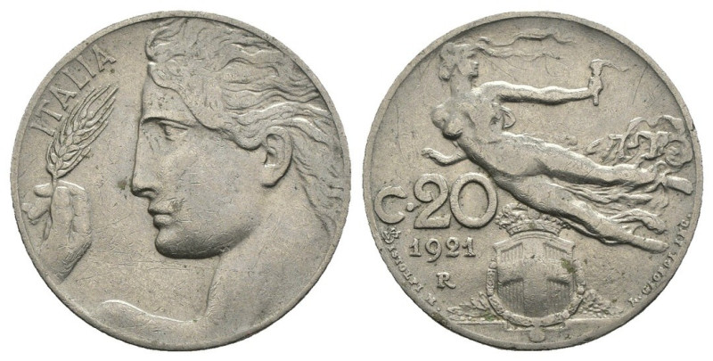 Regno d'Italia - Vittorio Emanuele III (1900-1943) - 20 Centesimi "Libertà Libra...