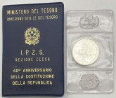 Repubblica Italiana (1946-2001) 500 Lire 1988 - 40°Anniversario Costituzione della Repubblica - Ag - In confezione di zecca

FDC

SPEDIZIONE IN TU...