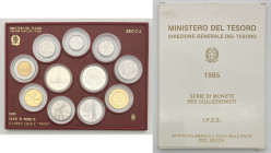 Monetazione in lire (1946-2001) - Divisionale proof 1985 da 11 valori - con 500 Lire Caravelle e 500 Lire Celebrative

FS

SPEDIZIONE IN TUTTO IL ...