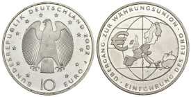 Germania - 10 Euro 2002 - Introduzione della valuta Euro - Ag. 925 - KM# 215

qFDC

SPEDIZIONE IN TUTTO IL MONDO - WORLDWIDE SHIPPING
