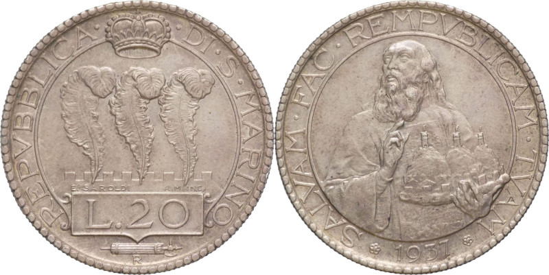 Vecchia Monetazione (1864-1938) - 20 Lire 1937 - KM# 11a

qFDC

SPEDIZIONE S...