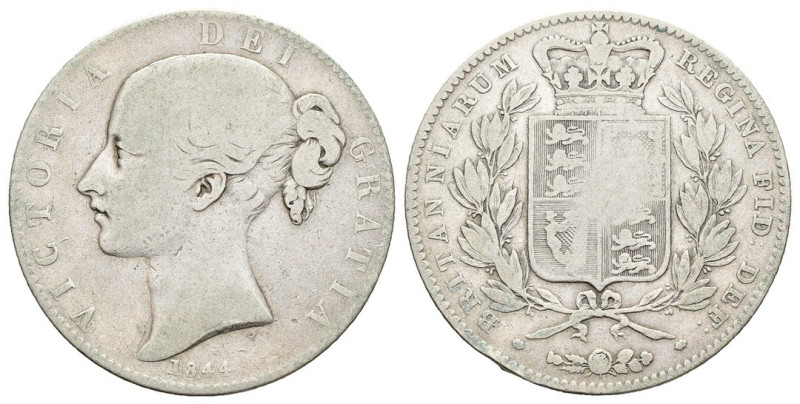 Regno Unito - Regina Vittoria (1838-1901) - 1 Corona 1844 - Ag. 925 - Gr. 27,45 ...