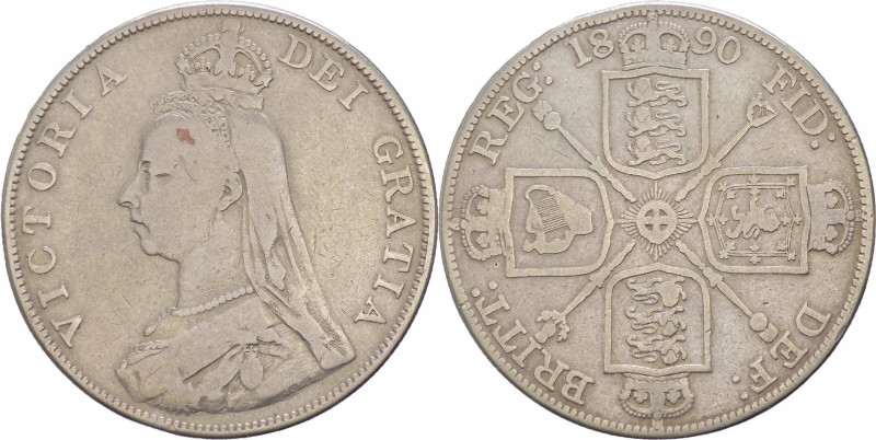 Regno Unito - Vittoria (1837 -1901) - 1 Fiorino (2 Shillings) 1890 - KM 762 - Ag...