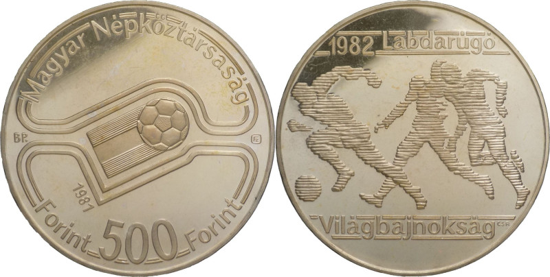 Ungheria - 500 forint 1981 - F.I.F.A. World Cup 1982 - KM# 625

FS

SPEDIZIO...