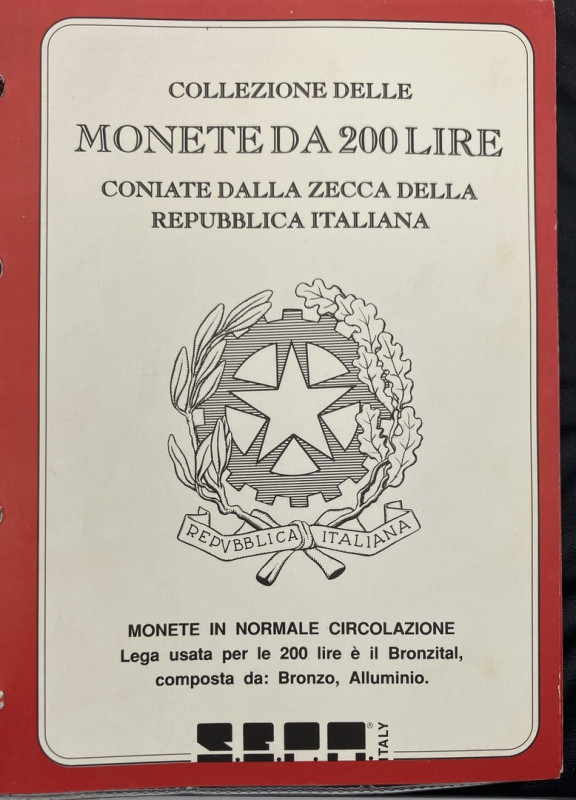 Repubblica Italiana - Monetazione in lire (1946-2001) - Album contenente 35 esem...