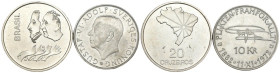 Svezia e Brasile - Lotto n.2 Monete composto da: 10 Kronor 1972 - 20 Cruzeiros 1972 - Ag

med.qFDC

SPEDIZIONE IN TUTTO IL MONDO - WORLDWIDE SHIPP...