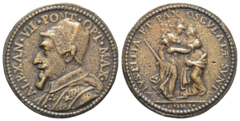 Alessandro VII (Fabio Chigi) 1655-1667 - Medaglia - AE - gr. 13,26; Ø mm 31

B...
