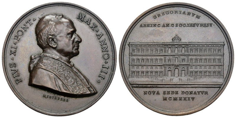 Pio XII (Eugenio Pacelli) 1939-1958 - Medaglia anno III - AE - gr. 36; Ø mm 44 -...