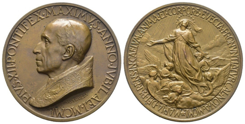 Pio XII (Eugenio Pacelli) 1939-1958 - Medaglia 1950 celebrativa della proclamazi...