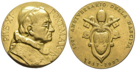 Medaglia - Pio XI (1922-1939) 150°Anniversario della Nascita 2007 - gr. 36,28; Ø mm 40 - Ae dorato 

SPL+

SPEDIZIONE IN TUTTO IL MONDO - WORLDWID...