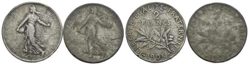 FALSI D'EPOCA - Francia - lotto di 2 monete da 2 Franchi 

SPEDIZIONE IN TUTTO...