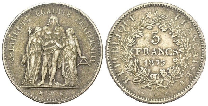 FALSO - Francia - 5 Franchi 1875 - gr. 22,87

SPEDIZIONE IN TUTTO IL MONDO - W...