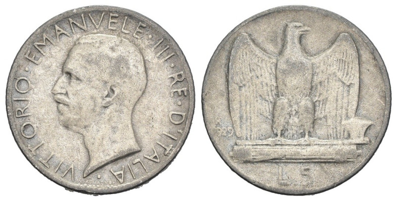 FALSO - Vittorio Emanuele III - 5 lire 1929 - gr. 4,51

SPEDIZIONE IN TUTTO IL...