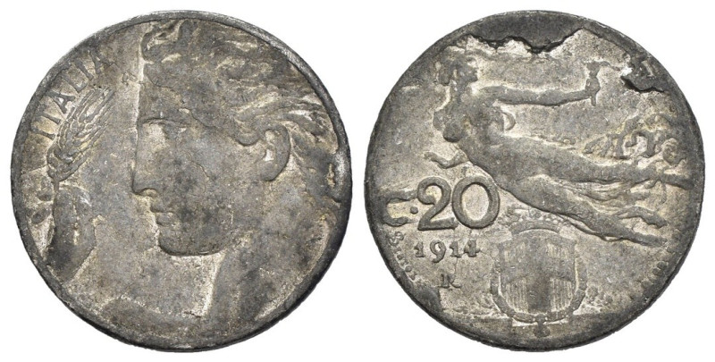 FALSO - Vittorio Emanuele III - 20 Centesimi 1914 - gr. 3,91

SPEDIZIONE IN TU...