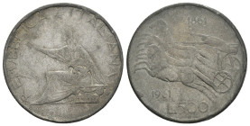 Repubblica Italiana - 500 Lire 1961 - FALSO

MB+

SPEDIZIONE IN TUTTO IL MONDO - WORLDWIDE SHIPPING