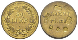 Peso Monetale - Italia - 50 Lire - Punzoni vari - gr. 16,12

SPL+

SPEDIZIONE SOLO IN ITALIA - SHIPPING ONLY IN ITALY