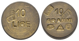 Peso Monetale - Italia - 10 Lire - Punzoni vari - gr. 10

SPL+

SPEDIZIONE SOLO IN ITALIA - SHIPPING ONLY IN ITALY