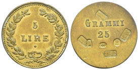 Peso Monetale - Italia - 5 Lire - Punzoni vari - gr. 25,01

SPL

SPEDIZIONE SOLO IN ITALIA - SHIPPING ONLY IN ITALY