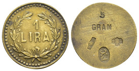 Peso Monetale - Italia - 1 Lira - Punzoni vari - gr. 5

qSPL

SPEDIZIONE SOLO IN ITALIA - SHIPPING ONLY IN ITALY