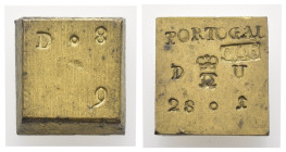 Peso Monetale - Quadrato - Portogallo - Punzoni "D8-9" - gr. 10,75

qSPL

SPEDIZIONE SOLO IN ITALIA - SHIPPING ONLY IN ITALY