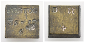 Peso Monetale - Quadrato - Portogallo - Punzoni vari - gr. 14,29

BB+

SPEDIZIONE SOLO IN ITALIA - SHIPPING ONLY IN ITALY