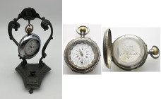 Orologio da taschino Remontoir Cylindre - Con supporto - Ag

SPEDIZIONE SOLO IN ITALIA - SHIPPING ONLY IN ITALY