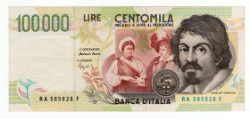 Repubblica Italiana - 100.000 Lire "Caravaggio" II°Tipo - Firme: Fazio/Speziali - Emissione: 12/05/1994 - Crapanzano 626 

SPL

SPEDIZIONE IN TUTT...