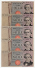 Repubblica Italiana - Lotto n.5 Banconote da 1000 Lire "Verdi"

med. SUP+

SPEDIZIONE IN TUTTO IL MONDO - WORLDWIDE SHIPPING