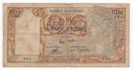 Algeria - Colonia Francese (1830-1962) - 10 franchi - N° serie: X482 884 - 1960 - P# 119

MB+

SPEDIZIONE IN TUTTO IL MONDO - WORLDWIDE SHIPPING