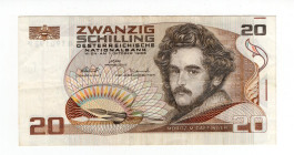 Austria - 20 Schilling 1986 - P#148 - Pieghe, macchioline

BB

SPEDIZIONE IN TUTTO IL MONDO - WORLDWIDE SHIPPING