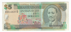 Barbados - Banca Centrale delle Barbados - 5 Dollari 1996 "Frank Worrel" - N°G25165315 - P47 - Pieghe

BB+

SPEDIZIONE IN TUTTO IL MONDO - WORLDWI...