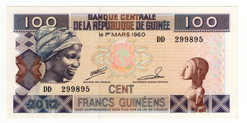 Guinea Francese - 100 Francs 2012 - P#35b

qFDS

SPEDIZIONE IN TUTTO IL MOND...