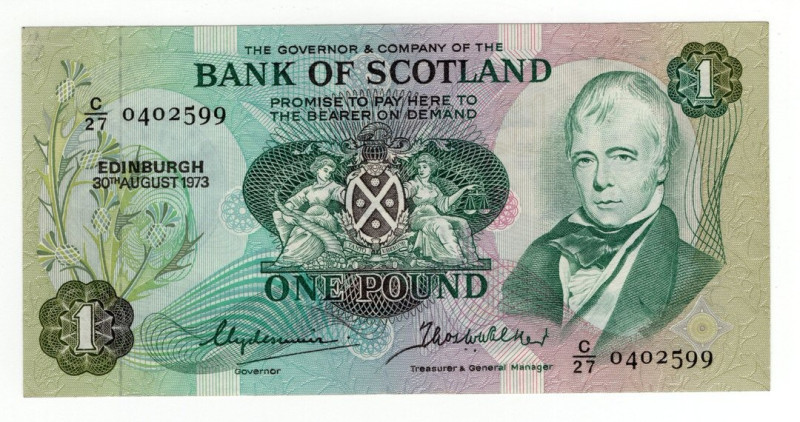 Scozia - Bank of Scotland - 1 Pound 1973 - P#111b

SUP+

SPEDIZIONE IN TUTTO...