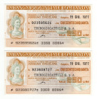 Lotto n.2 Miniassegni - Bergamo, 1977, La Banca Provinciale Lombarda da 250 Lire - Tecnogiocattoli S.P.A.

FDS

SPEDIZIONE IN TUTTO IL MONDO - WOR...