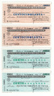Lotto n.4 Miniassegni - Biella, 1976, Cassa di Risparmio di Biella composto da n.2 da 100 Lire e n.2 da 150 Lire - Ass. Commercianti del Biellese

F...