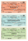 Lotto n.3 Miniassegni - Cuneo, 1976, Cassa di Risparmio di Cuneo da 100, 150, 200 Lire - Unione Provinciale Commercianti ed Esercenti di Cuneo 

FDS...
