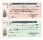 Lotto n.2 Miniassegni - Jesi, 1977, Cassa di Risparmio di Jesi da 100, 150 Lire 

FDS

SPEDIZIONE IN TUTTO IL MONDO - WORLDWIDE SHIPPING