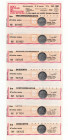 Lotto n.7 Miniassegni - Montecopiolo, 1976, Banca Popolare del Montefeltro e del Metauro da 50, 100, 150, 200, 250, 300, 350 Lire - Nummus/Kalos

FD...