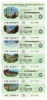 Lotto n.6 Miniassegni - Predazzo, 1977, Cassa di Risparmio di Trento e Rovereto da 100, 150, 200, 250, 300, 350 Lire - Az.Autonoma di Soggiorno Alta V...