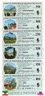 Lotto n.6 Miniassegni - S.Martino di Castrozza, 1977, Cassa di Risparmio di Trento e Rovereto da 100, 150, 200, 250, 300, 350 Lire - Az.Autonoma di So...