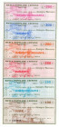 Lotto n.6 Miniassegni - Udine, 1977, Banca Popolare Udinese da 100, 150, 200, 250, 300, 350 Lire 

FDS

SPEDIZIONE IN TUTTO IL MONDO - WORLDWIDE S...