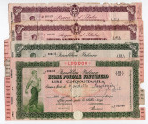 Lotto n.4 Buoni Fruttiferi Postali scaduti 1942 - 1954 - Pieghe, strappi, macchie

med.qBB

SPEDIZIONE SOLO IN ITALIA - SHIPPING ONLY IN ITALY