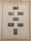 Cirenaica, Regione Orientale della Libia - 1931 - francobolli commemorativi VII° Centenario della morte di S. Antonio da Padova - 7 esemplari - sopras...