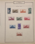 Egeo, isole italiane - 1935 - francobolli commemorativi del I° centenario dell'istituzione delle medaglie al valore militare - 11 esemplari - soprasta...